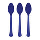 Amscan_OO Tableware - Spoons, Forks, Knives & Tongs Bright Royal Blue Bright Royal Blue Premium Plastic Spoons 20pk