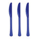 Amscan_OO Tableware - Spoons, Forks, Knives & Tongs Bright Royal Blue Robin's Egg Blue Premium Plastic Knives 20pk