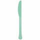 Amscan_OO Tableware - Spoons, Forks, Knives & Tongs Cool Mint Robin's Egg Blue Premium Plastic Knives 20pk