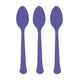 Amscan_OO Tableware - Spoons, Forks, Knives & Tongs New Purple New Purple Premium Plastic Spoons 20pk