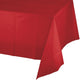 Amscan_OO Tableware - Table Covers Apple Red Apple Red Plastic Rectangular Tablecover 137cm x 274cm Each