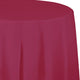 Amscan_OO Tableware - Table Covers Berry New Pink Plastic Round Tablecover 2.1m Each