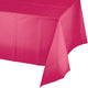 Amscan_OO Tableware - Table Covers Bright Pink Apple Red Plastic Rectangular Tablecover 137cm x 274cm Each
