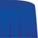 Amscan_OO Tableware - Table Covers Bright Royal Blue Jet Black Plastic Round Tablecover 2.1m Each