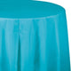 Amscan_OO Tableware - Table Covers Caribbean Blue New Purple Plastic Round Tablecover 2.1m Each