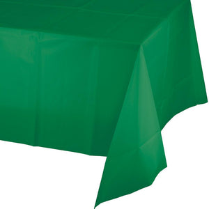 Amscan_OO Tableware - Table Covers Festive Green Bright Pink Plastic Rectangular Tablecover 137cm x 274cm Each