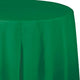 Amscan_OO Tableware - Table Covers Festive Green Jet Black Plastic Round Tablecover 2.1m Each