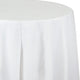 Amscan_OO Tableware - Table Covers Frosty White New Purple Plastic Round Tablecover 2.1m Each