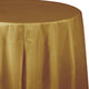 Amscan_OO Tableware - Table Covers Gold Bright Pink Plastic Round Tablecover 2.1m Each