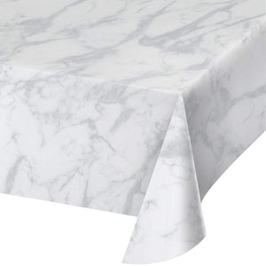 Amscan_OO Tableware - Table Covers Marble Plastic Tablecover 137cm x 274cm Each