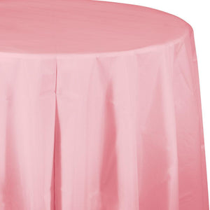 Amscan_OO Tableware - Table Covers New Pink New Pink Plastic Round Tablecover 2.1m Each