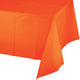 Amscan_OO Tableware - Table Covers Orange Orange Plastic Rectangular Tablecover 137cm x 274cm Each