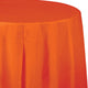 Amscan_OO Tableware - Table Covers Orange Orange Plastic Round Tablecover 2.1m Each