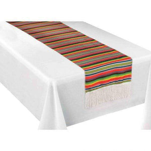 Amscan_OO Tableware - Table Runners, Table Skirts & Clips Fiesta Serape Fabric Table Runner 35cm x 2m Each