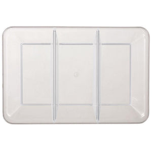 Amscan_OO Tableware - Trays & Platters Compartment Tray Clear - Plastic