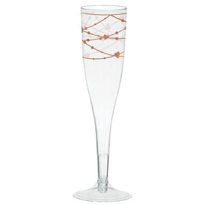 Amscan_OO Tableware - Wine, Cocktail, Champagne, & Glasses Navy Bride Champagne Glasses Hot Stamped Plastic 162ml 16pk