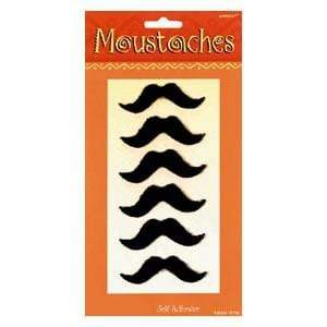 Amscan_OO Wigs, Beards & Moustaches - Moustaches Fiesta Moustaches 6pk