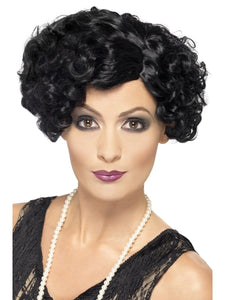 Wigs, Beards & Moustaches - Wigs 20s Black Flirty Flapper Wig