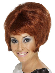 Wigs, Beards & Moustaches - Wigs 60s Auburn Beehive Wig