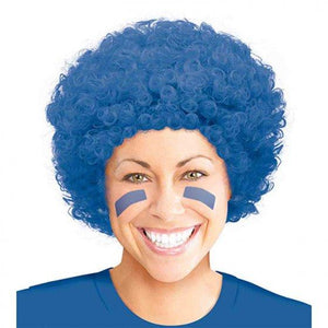 Amscan_OO Wigs, Beards & Moustaches - Wigs Blue Curly Wig